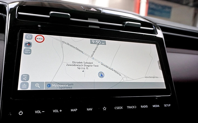 Hyundai Tucson cena 111900 przebieg: 48000, rok produkcji 2021 z Bełżyce małe 742